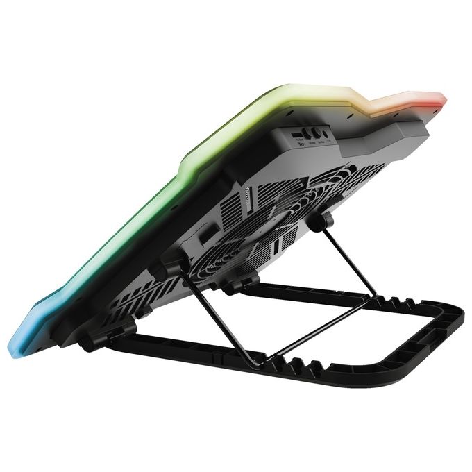 Trust 24192 GXT 1126 Aura Base di Raffreddamento Notebook 17'' 1 Ventola 200mm 700 rpm 30 dB USB RGB colore Nero