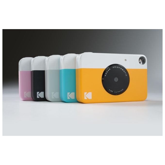 Kodak RODOMATICPK Printomatic Fotocamera Istantanea 5 MP Stampa ZINK 2x3'' Foto Retroadesive colore Rosa