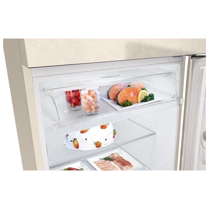 LG GTBV44SEBKD Frigorifero Doppia Porta 461 L 184,5 cm Classe E 35 dB Total No Frost Wi-Fi Door Cooling Linear Cooling colore Sabbia