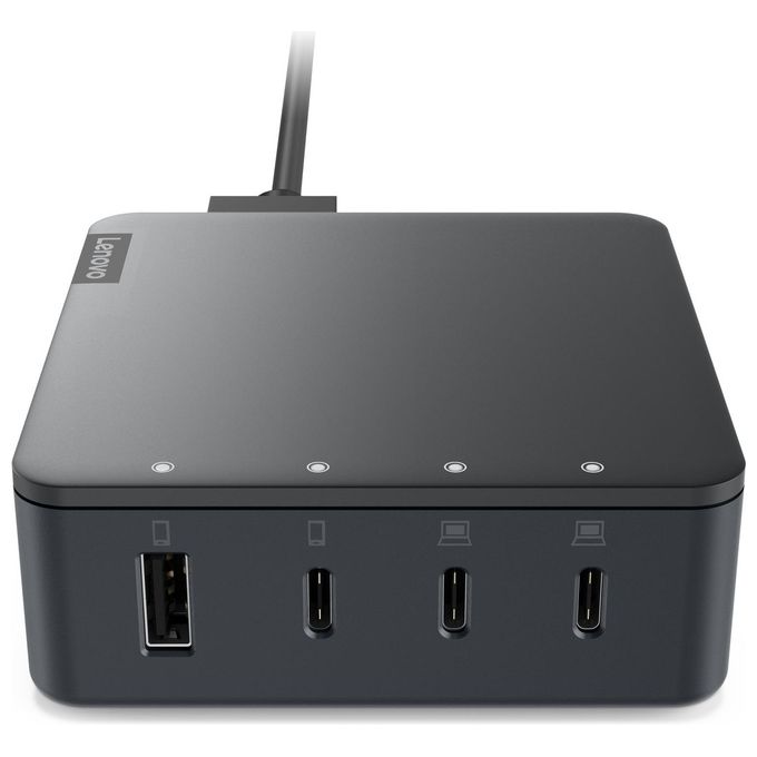 Lenovo G0A6130WEU Caricabatterie Multiporta 130 W 3 USB-C 1 USB-A colore Nero