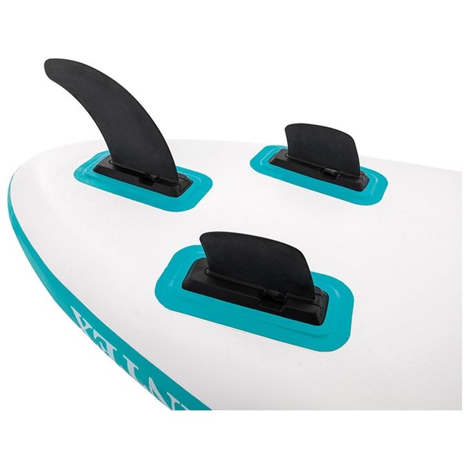 Intex 68242NP Aqua Quest 320 Tavola Stand Up Paddle SUP Gonfiabile 320x81x15 cm 150 Kg Drop Stitch con Pompa e Remo Alluminio 216 cm colore Blu
