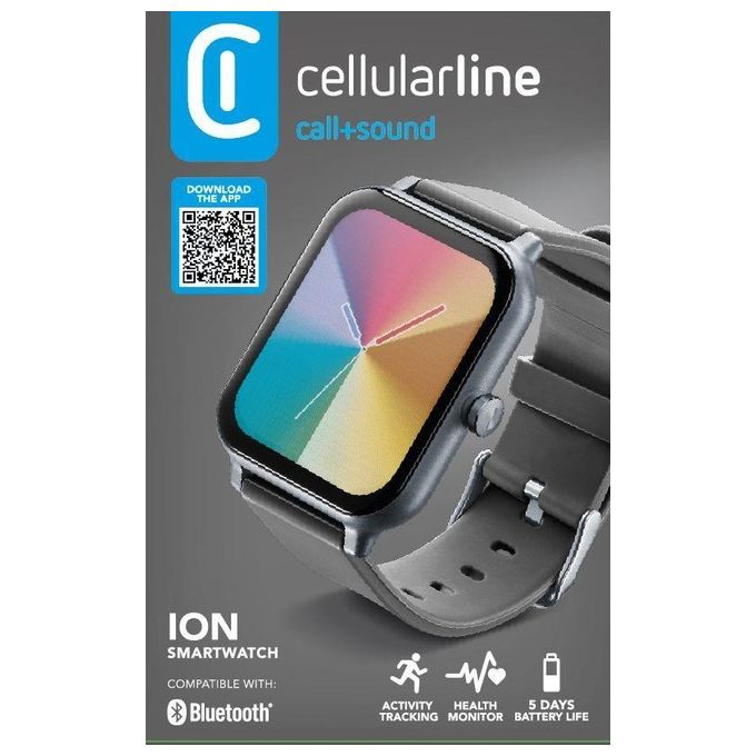 Cellular Line ION LED Salute Sport Notifiche Bluetooth Nero