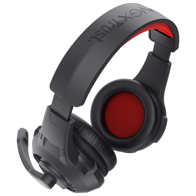 Trust 24785 Cuffia a Padiglione Gaming Nero-Rosso