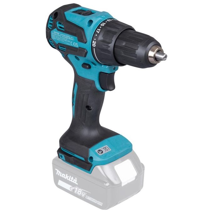 Makita DHP490Z Trapano avvitatore a percussione Brushless 18 V 65 Nm 0 - 500 - 1900 min-1 20 posizioni colore Nero