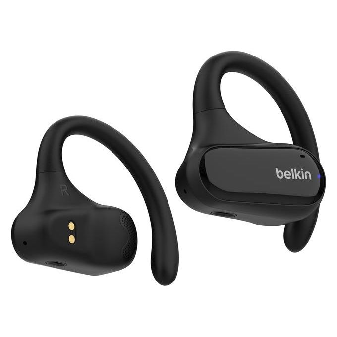 Belkin AUC013CTBK SoundForm ClearFit Auricolare True Wireless Stereo Bluetooth 5.3 IPX5 8 ore di autonomia con custodia 26 ore colore Nero