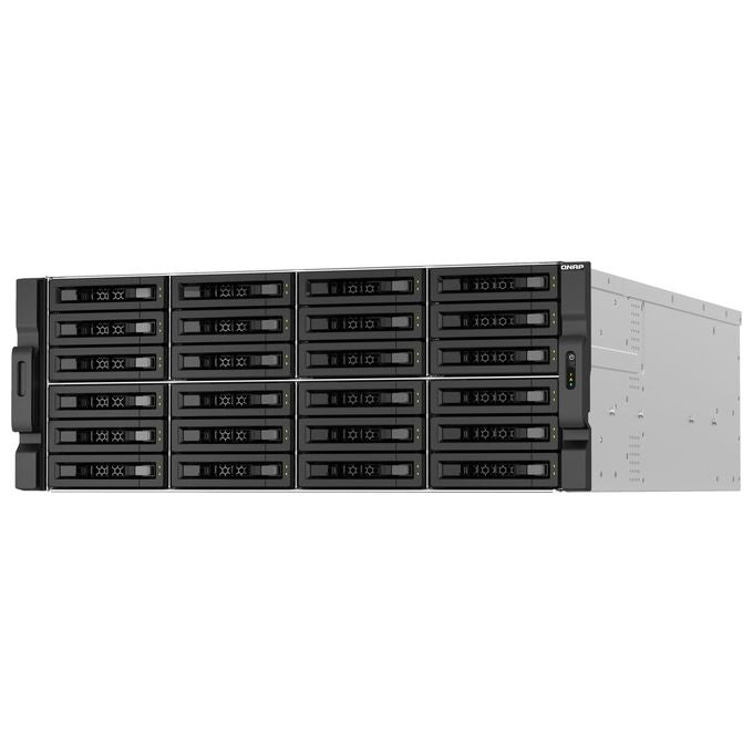 QNAP TS-H3087XU-RP-E2378-64G NAS 30 Baie Intel Xeon E-2378 64 GB RAM 10GbE Rack 4U colore Nero