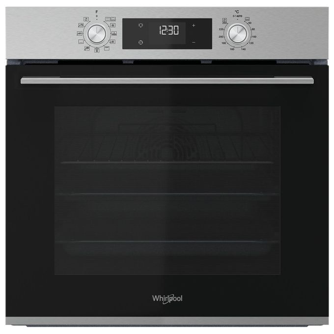 Whirlpool OMK58HU0X Elements Forno da incasso Elettrico Ventilato Multifunzione 71 L Classe A+ Grill Autopulizia Idrolitica (60x60x55 cm) colore Inox