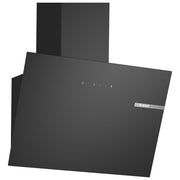 Bosch DWK65DK60 Serie 2 Cappa a muro inclinata 60 cm 430 m³-h Classe A 60 dB Touch colore Nero