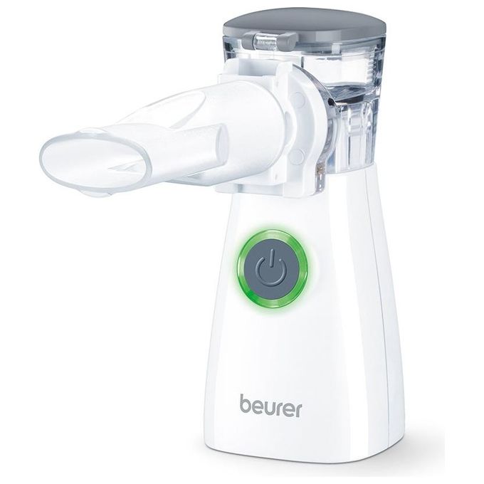 Beurer IH 57 Aerosol Nebulizzatore Portatile Tecnologia Mesh VMT Batteria Ricaricabile 45 dB colore Bianco