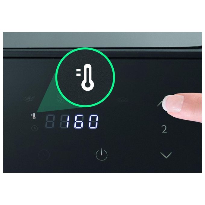Hisense 741572 Friggitrice ad aria 8,6 L 1700 W 8 Programmi Display LED Touch colore Nero