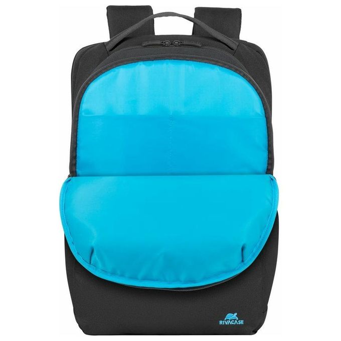 Rivacase 7764 BLACK 5516 Zaino City Backpack per Laptop fino a 15,6'' con Scomparto Imbottito e Tasche Organizzative colore Nero