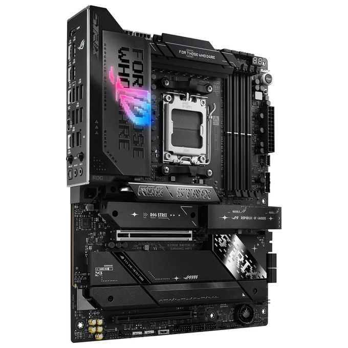 Asus 90MB1IB0-M0EAY0 ROG Strix X870E-E Gaming WiFi Scheda Madre ATX Socket AM5 DDR5 PCIe 5.0 5x M.2 Wi-Fi 7 USB4