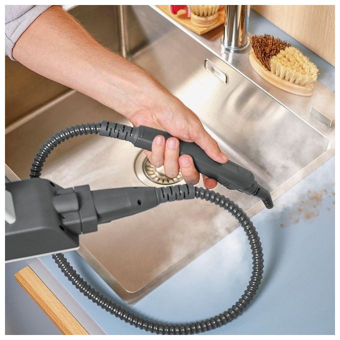 Polti PTEU0305 Vaporetto SV620 Style Scopa a Vapore con Pulitore Portatile 2in1 1500 W 15 Accessori Autonomia Illimitata colore Blu