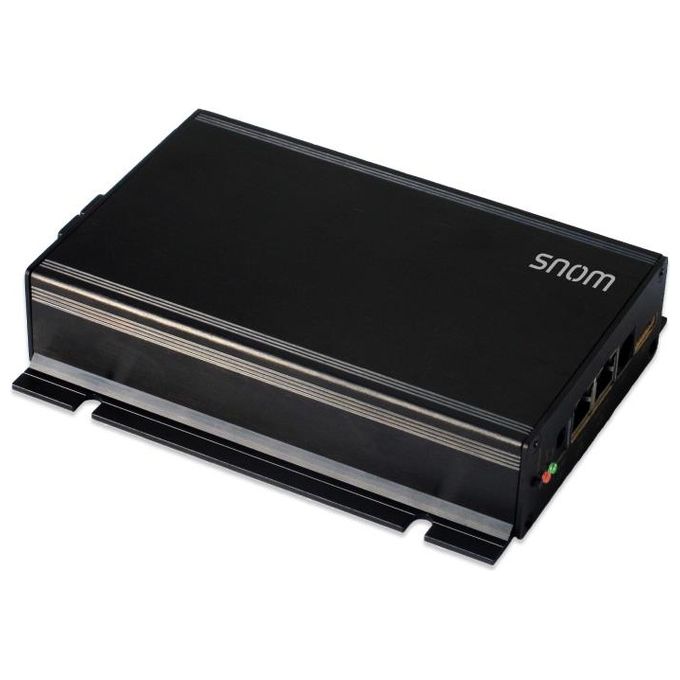 Snom 00004602 PA1+ Sistema di Diffusione Audio VoIP Full Duplex Multiple Registrazioni SIP Conferenza a 3 Vie colore Nero