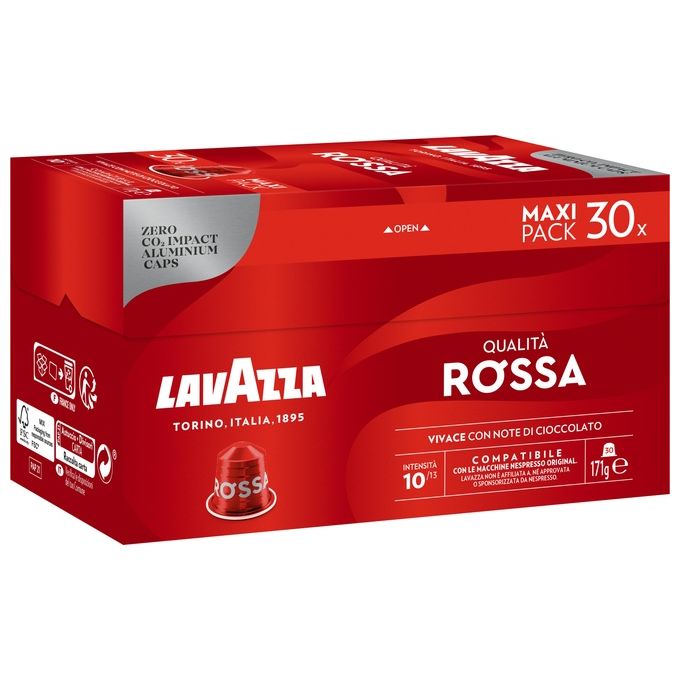 Lavazza 7035 Capsule Caffe' Lavazza Nespresso Qualita' Rossa