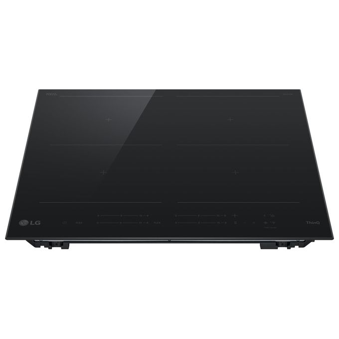 LG CBIZ2437B Piano cottura induzione 60 cm 4 Zone 2 Zone Flex 7400 W 15 Livelli Boost Wi-Fi Vetroceramica Schott colore Nero