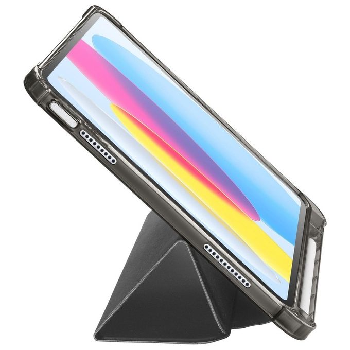 Cellularline FOLIOIPAD22102K Folio Custodia a libro per iPad 10.9'' Ecopelle Stand 3 livelli Sleep Wake colore Nero