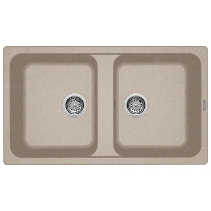 Elleci LG245051 Life 500 Lavello da incasso 2 vasche 86x50 cm Granitek colore Avena