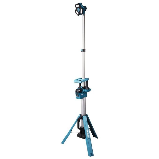 Makita DML814 Luce da Lavoro LED 3000 lm con Treppiede Regolabile colore Blu
