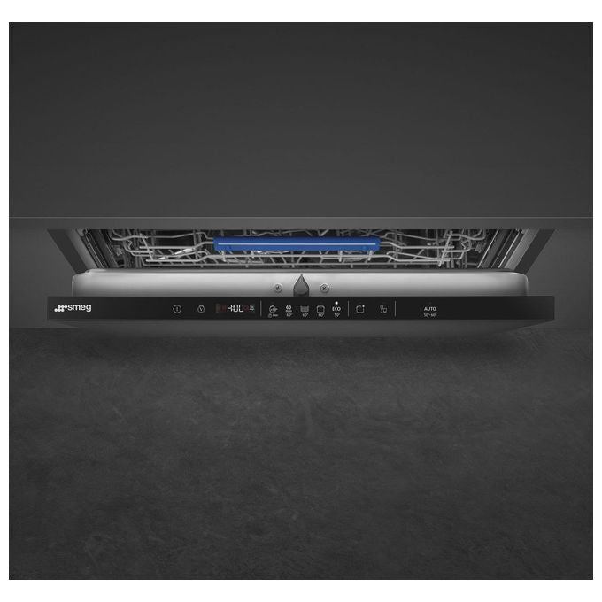 Smeg STL362DQ Lavastoviglie Incasso Scomparsa Totale 14 coperti Classe D 46 dB 8 programmi FlexiFit (82x60x55 cm) colore Nero