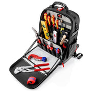 KNIPEX 00 21 50 S Zaino porta attrezzi Modular X18 per idraulici 17 pezzi Capacita' 18 litri Carico max 15 Kg con cinghie MOLLE e chiusure FIDLOCK colore Nero