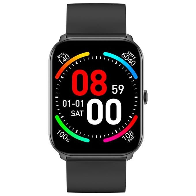 MaxCom FW36 Aurum SE Smartwatch 1.69'' Touch Cardiofrequenzimetro SpO2 Multisport Impermeabile colore Nero
