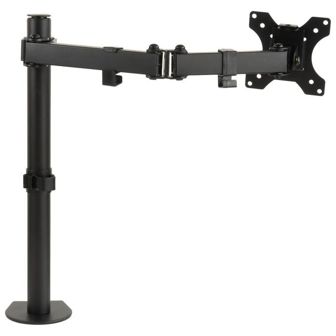 Link Braccio Supporto da Tavolo con Morsa a Due Snodi per Monitor 13-32'' Fino a 8Kg