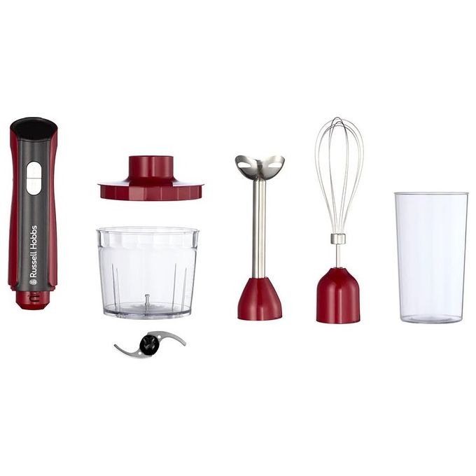 Russell Hobbs 27140-56 Desire Frullatore ad Immersione 3in1 500 W 1 L Tritatutto 0.6 L Frusta colore Rosso