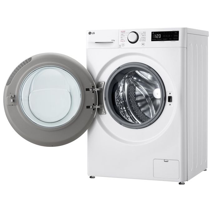 LG D2R5S09TSWW Lavasciuga Slim 9-5 Kg 1160 rpm Classe E AI DD TurboWash 360 Vapore Allergy Care (85x60x47,5 cm) colore Bianco