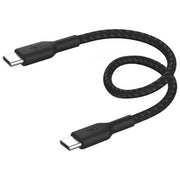 Belkin BoostCharge Cavo Intrecciato da USB-C a USB-C da 0.15 Metri Nero