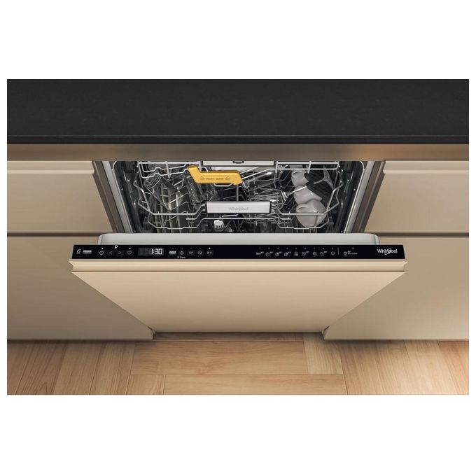 Whirlpool W8I HP42 LSC Lavastoviglie da incasso a scomparsa totale 14 coperti Classe C 42 dB 10 programmi (82x60x55 cm) colore Nero