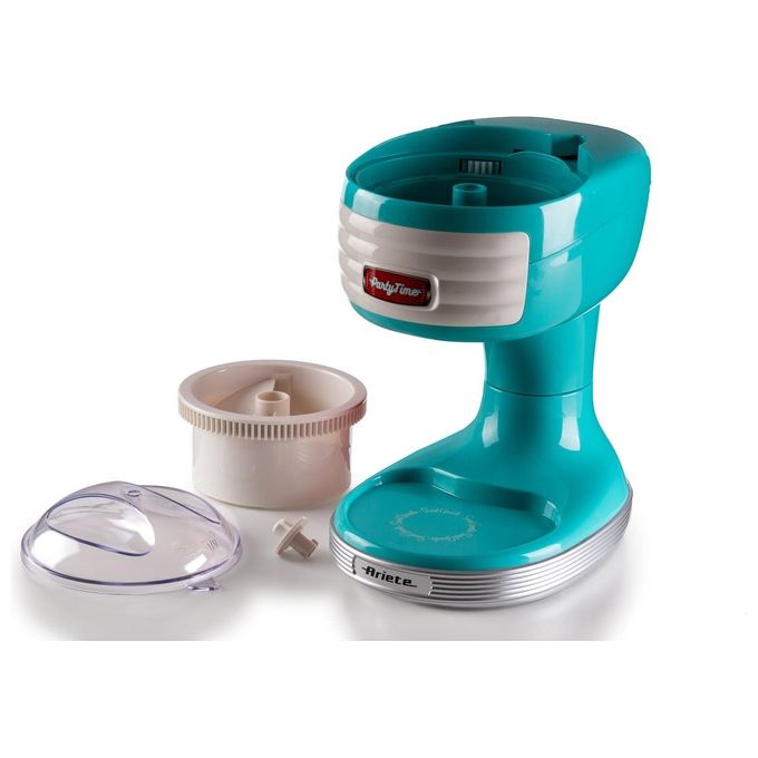 Ariete 00C007601AR0 Party Time Tritaghiaccio Elettrico 30 W Cestello Removibile Lame Acciaio Inox colore Azzurro