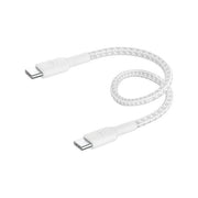 Belkin BoostCharge Cavo Intrecciato da USB-C a USB-C da 0.15 Metri Bianco