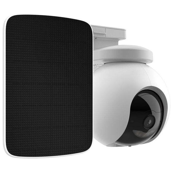 Ezviz HB8 Telecamera IP Motorizzata da Esterno 4 MP 2K Wireless Batteria 10400 mAh Pannello Solare Visione Notturna 15 m colore Bianco