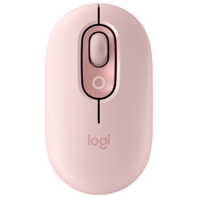 Logitech 910-007413 POP Mouse Universale Ambidestro Ottico 4000 DPI Bluetooth Clic Silenzioso 10 m colore Rosa