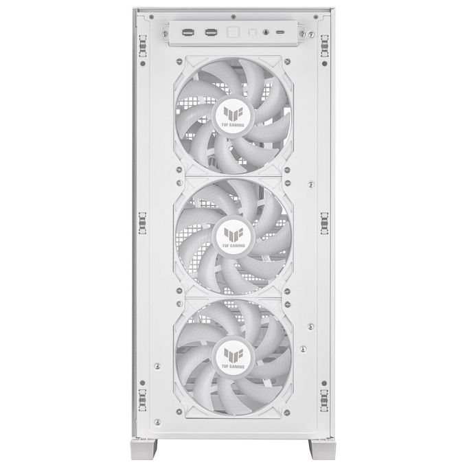 ASUS 90DC00I3-B19000 TUF Gaming GT302 ARGB Case Mid Tower Supporto EATX Ventole 140 mm Preinstallate Pannello in Vetro Temperato colore Bianco