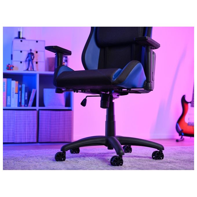 Trust 25131 GXT 714 RUYA Sedia per gaming universale Schienale e braccioli regolabili Pelle sintetica (PU) Legno FSC colore Nero Blu