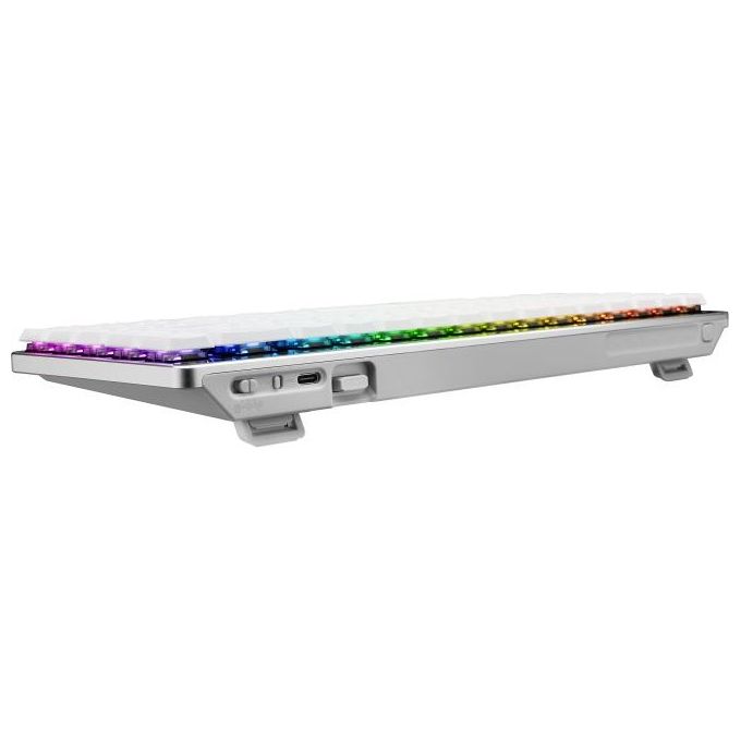 Asus 90MP03EC-BKIA10 ROG Falchion RX Low Profile Tastiera Gaming 65% Switch Ottico Tri-Mode Wireless RGB Layout ITA colore Bianco