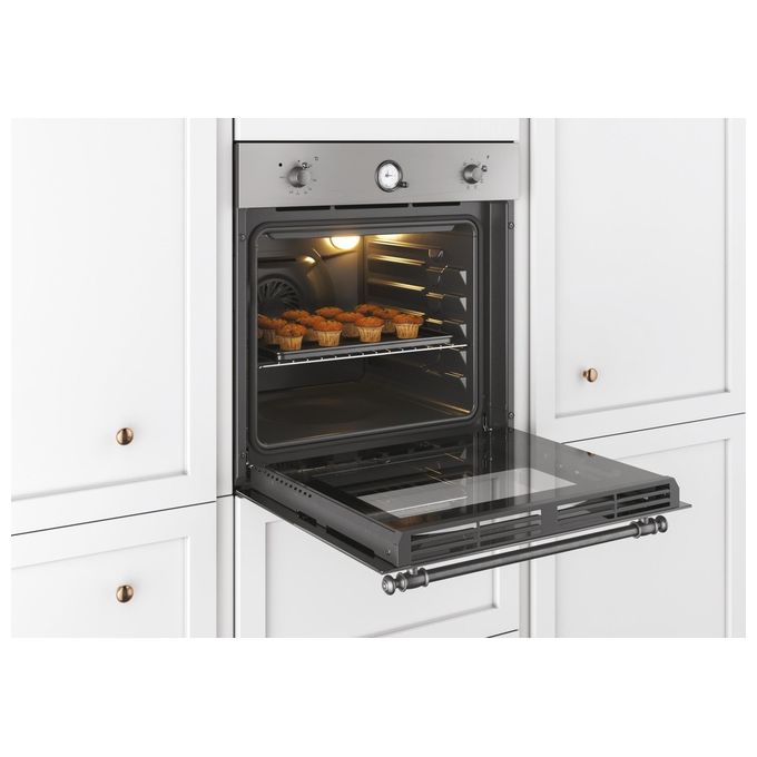 Candy FCC 604 X Forno Elettrico Multifunzione da Incasso Capacita' 65 Litri Classe energetica A 8 Funzioni 60 cm Acciaio Inox