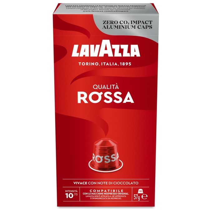 Lavazza 7004 Capsule Caffe' Lavazza Nespresso Qualita' Rossa