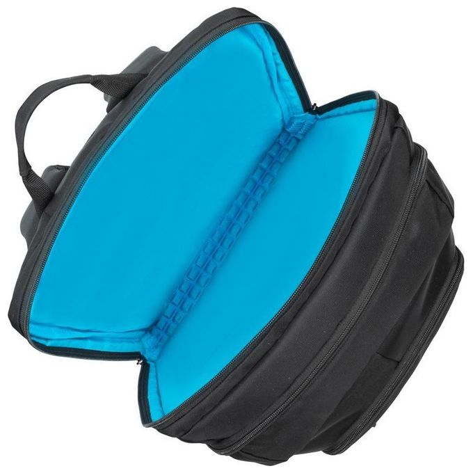 Rivacase 7569 Alpendorf Zaino per Notebook 17.3'' con Materiale Riciclato RPET Tasca per Tablet e Resistente all'Acqua colore Nero