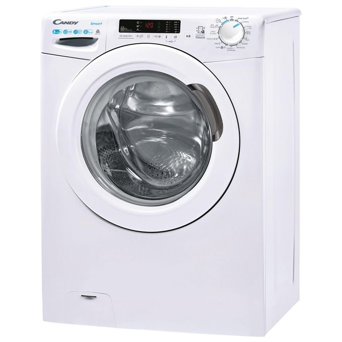 Candy CSWS4852DW3-1-11 Smart Lavasciuga Frontale 8-5 Kg 1400 rpm Classe E NFC 16 Programmi (85x60x53 cm) colore Bianco
