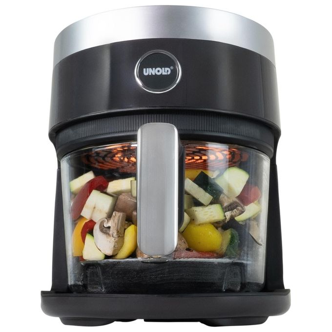 Unold 58695 Friggitrice ad aria 3,5 L 1200 W 10 programmi Display digitale colore Nero