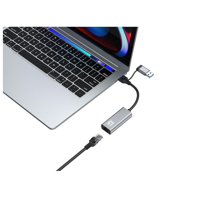 LevelOne USB-0423 Scheda di Rete e Adattatore Ethernet 2500 Mbit-s