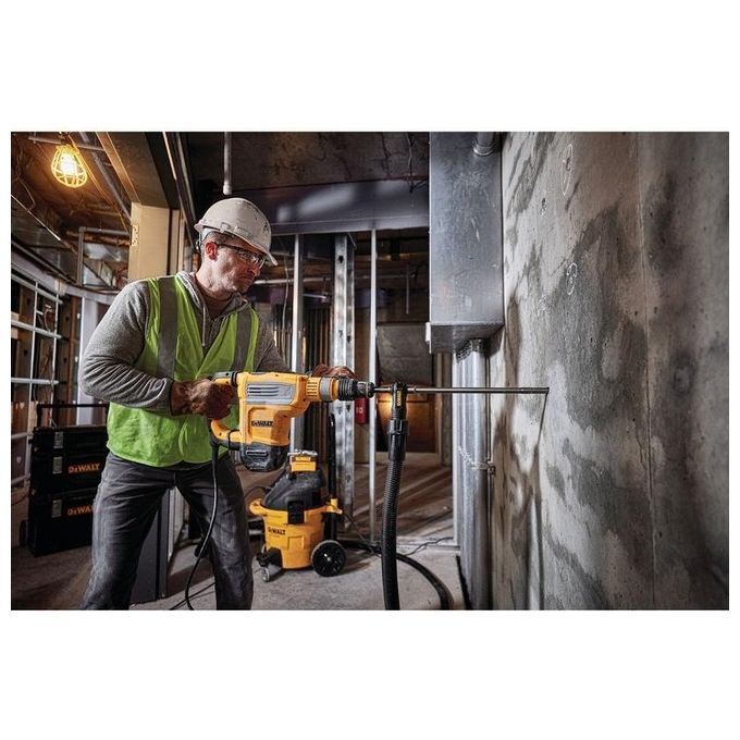 DEWALT D25614K-QS Martello Combinato SDS-max 1350 W 10,5 J con Sistema Antivibrazione AVC e Funzione ROTOSTOP colore Giallo-Nero