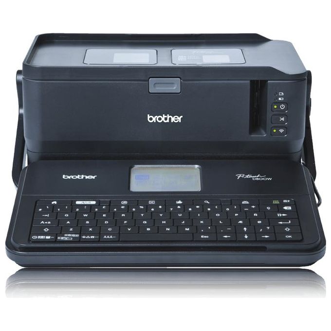 Brother PT-D800W Stampante per Etichette (Cd) Trasferimento Termico 360x360 Dpi Tze Qwerty