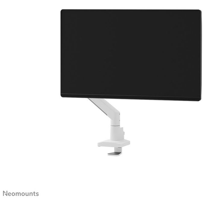 Neomounts W128881660 DS70-250WH1 Supporto da Scrivania per Monitor 17''-35'' Portata 9 Kg Regolazione Altezza 21,5-49,5 cm con Molla a Gas colore Bianco