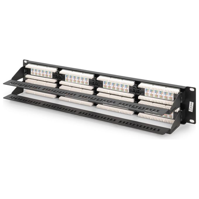 Digitus pannello patch 19'' non schermato utp 48 porte 8 poli rj45 per reti categoria 6 - 2 unita'