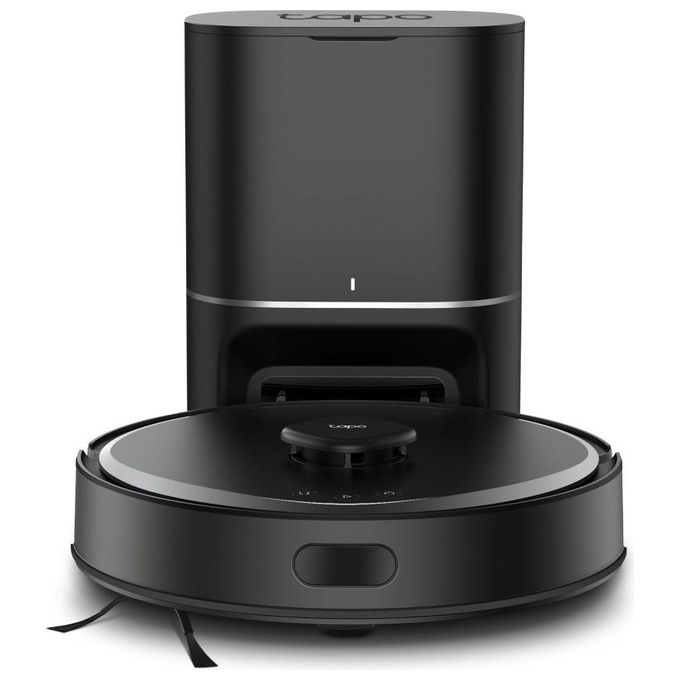 TP-Link TAPO RV30 MAX PLUS Robot Aspirapolvere e Lavapavimenti LiDAR 5300 Pa Svuotamento Automatico Wi-Fi Alexa Google 150 min colore Nero