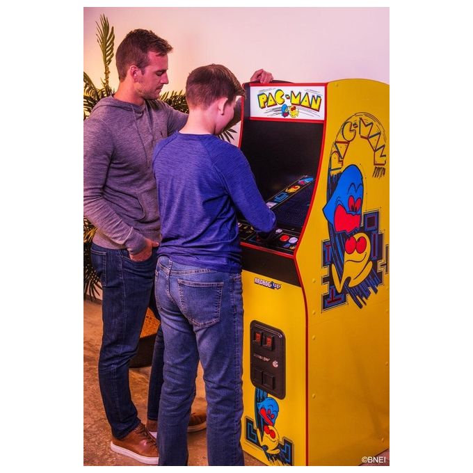 Arcade1Up PAC-A-302111 Pac-Man Deluxe Cabinato Arcade Verticale 14 Giochi LCD 17'' Wi-Fi colore Giallo